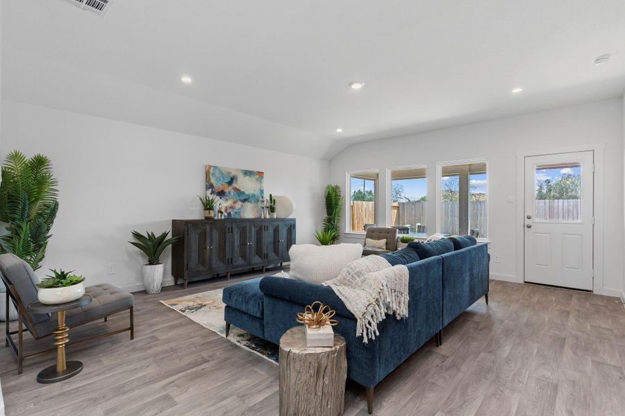 Furnished interior view inside a new home in Emberly, Beasley (Image 10).