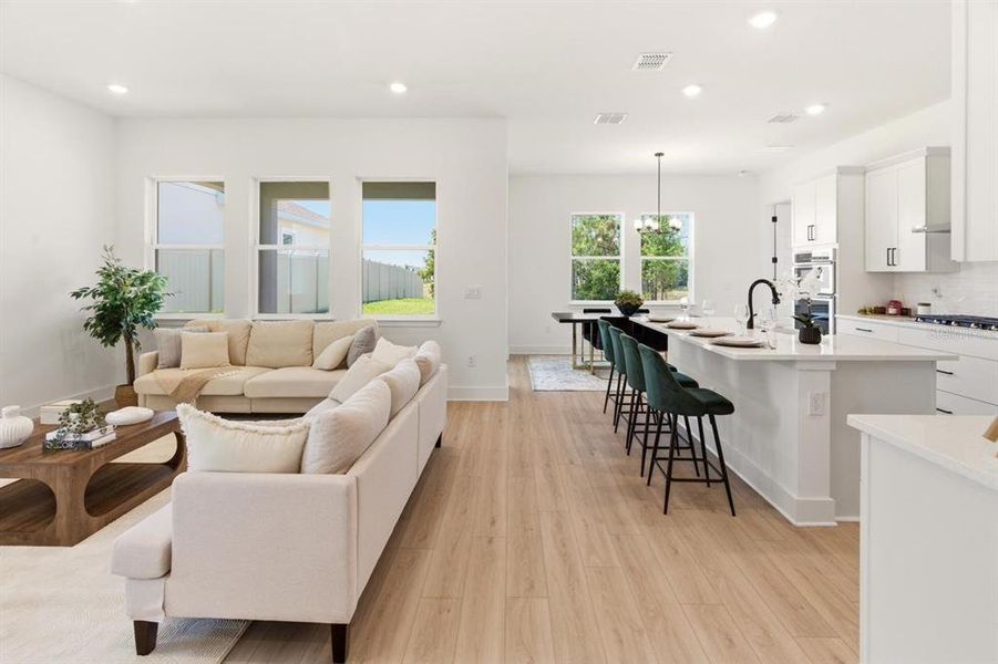 Furnished interior view inside a new home in , Winter Garden (Image 13).