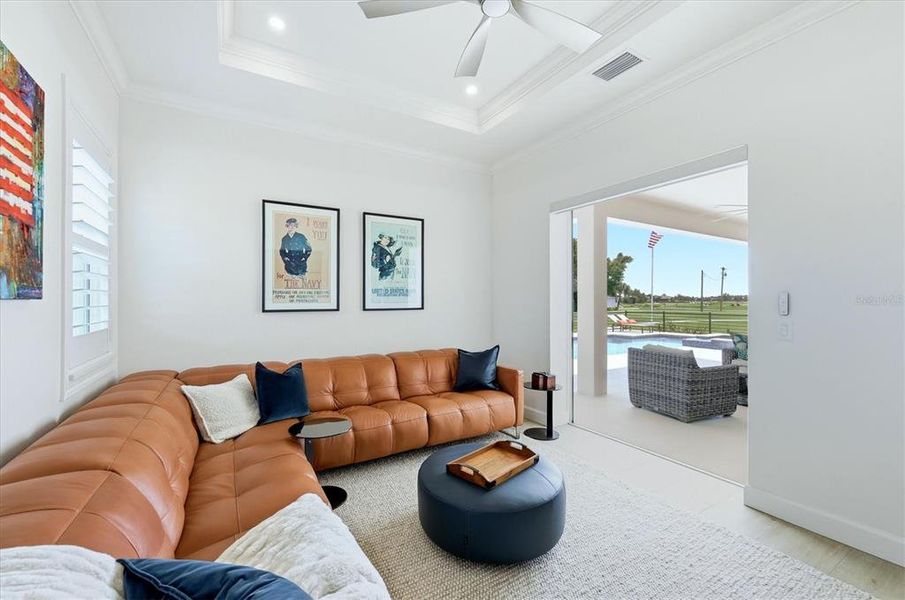 Furnished interior view inside a new home in , Placida (Image 6).