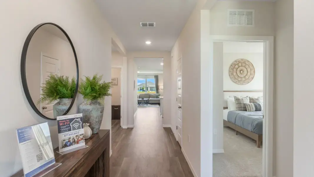 Furnished interior view inside a new home in Hamilton Bluff, Lake Hamilton (Image 6).