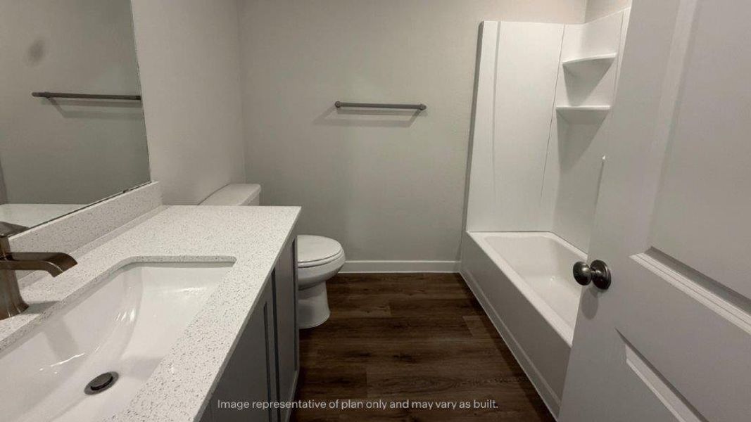 Furnished interior view inside a new home in King's Landing, Corpus Christi (Image 8).