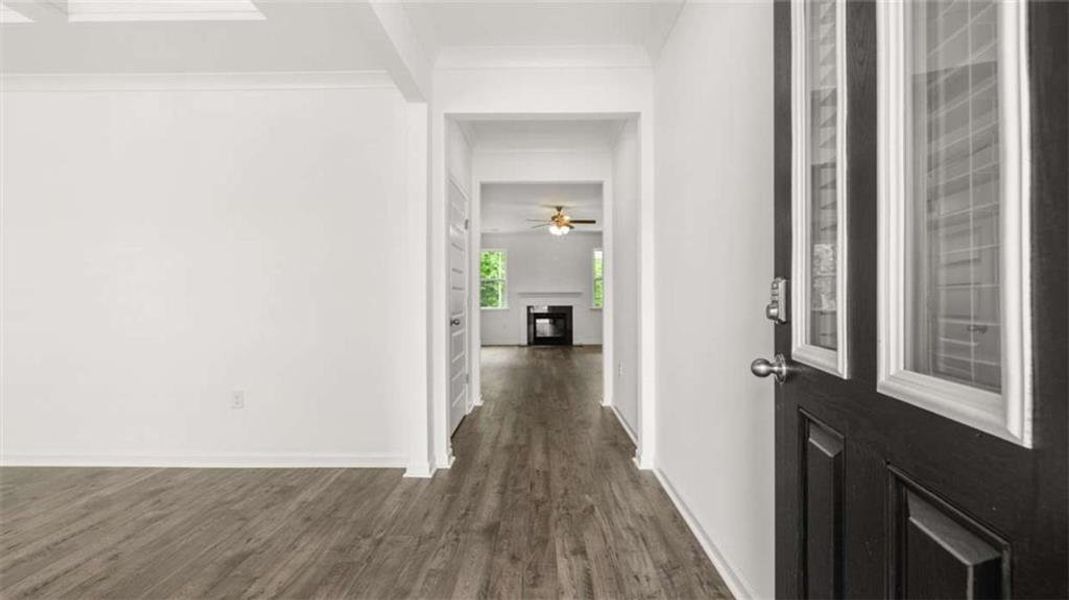 Spacious, unfurnished interior of a new home in Water Oak Estates, Lawrenceville (Image 18). Spacious, unfurnished interior of a new home in Water Oak Estates, Lawrenceville (Image 18).