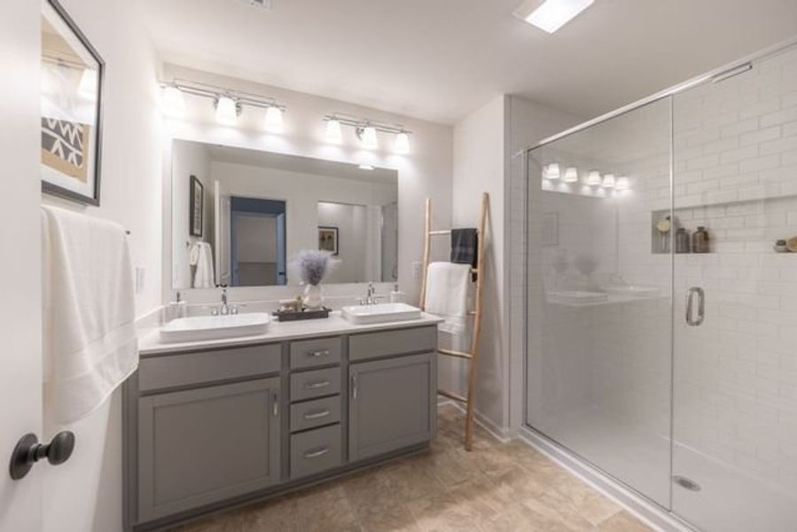 Representative furnished interior of a home built from the Longfield TH by True Homes in Penley Place Townhomes, Clover (Image 18). Representative furnished interior of a home built from the Longfield TH by True Homes in Penley Place Townhomes, Clover (Image 18).