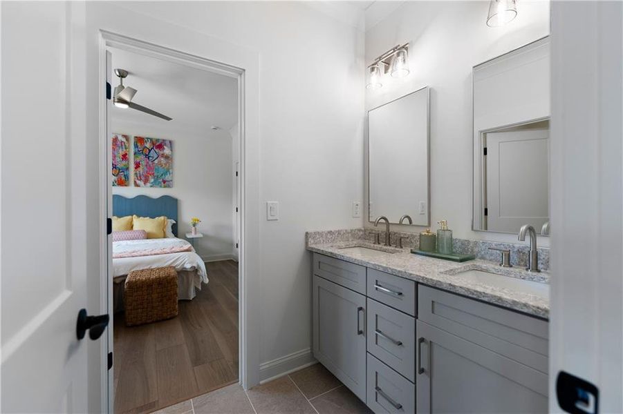 Furnished interior view inside a new home in , Waleska (Image 32).