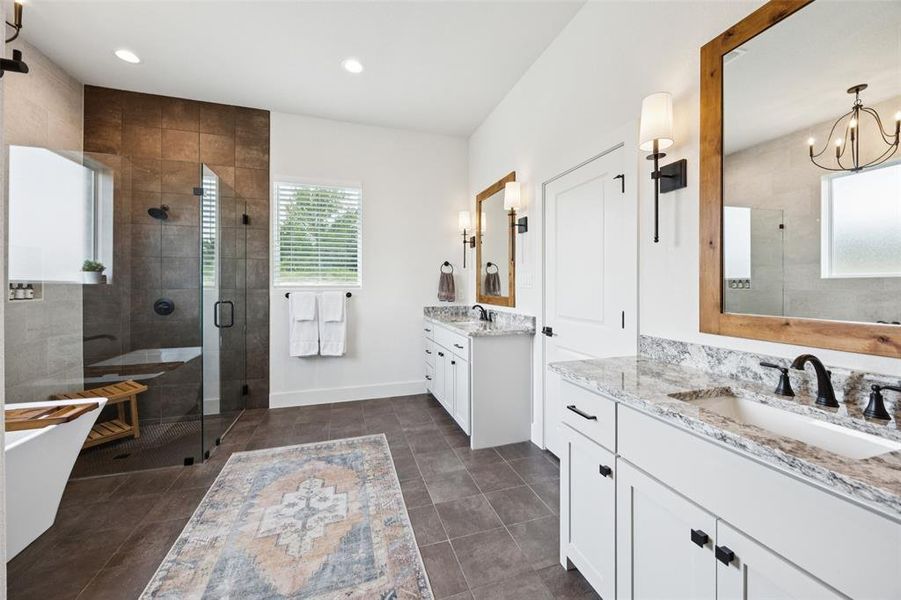 Furnished interior view inside a new home in , Weatherford (Image 17).