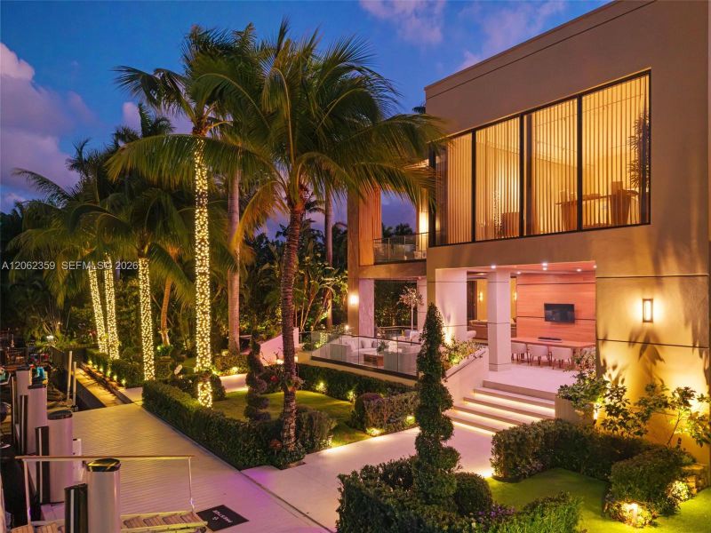 Exterior details and patio area of a home in , Miami (Image 23). Exterior details and patio area of a home in , Miami (Image 23).