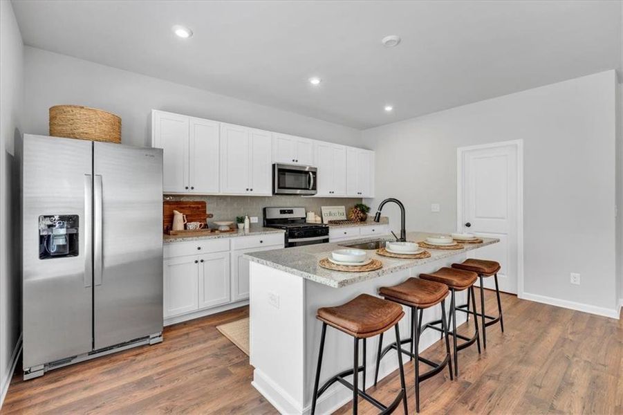 Furnished interior in a model home at Sweetlake Grove in Mableton (Image 22). Furnished interior in a model home at Sweetlake Grove in Mableton (Image 22).