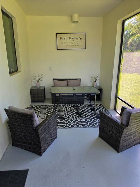 Exterior details and patio area of a home in , North Port (Image 24). Exterior details and patio area of a home in , North Port (Image 24).