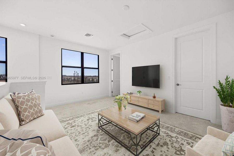 Furnished interior view inside a new home in , Port St. Lucie (Image 32).