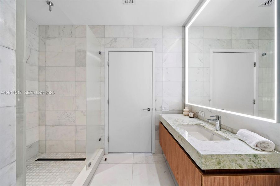 Furnished interior view inside a new home in , Miami Beach (Image 4). Furnished interior view inside a new home in , Miami Beach (Image 4).