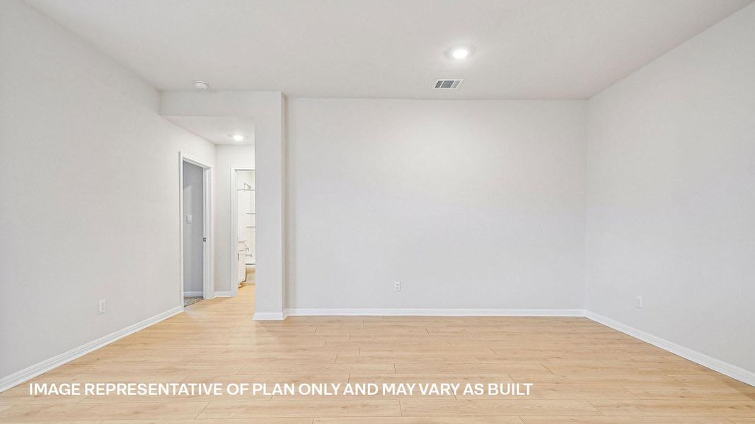 Spacious, unfurnished interior of a new home in Trails at Wildhorse, Austin (Image 31).