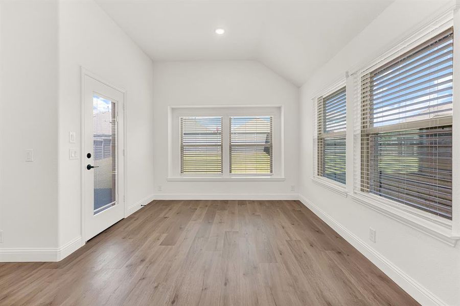 Spacious, unfurnished interior of a new home in Union Park, Little Elm (Image 29). Spacious, unfurnished interior of a new home in Union Park, Little Elm (Image 29).