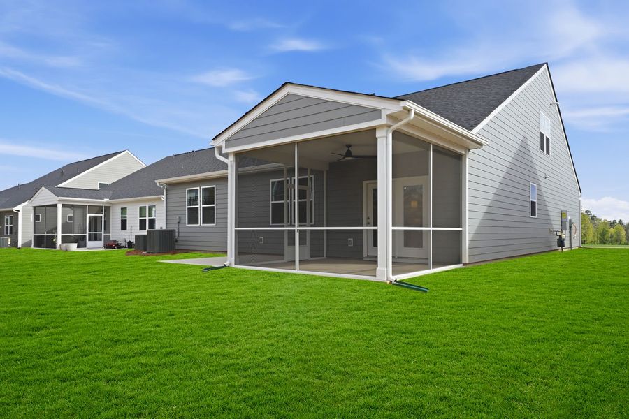 Exterior details and patio area of a home in The Retreat at Laurelbrook, Sherrills Ford (Image 21).