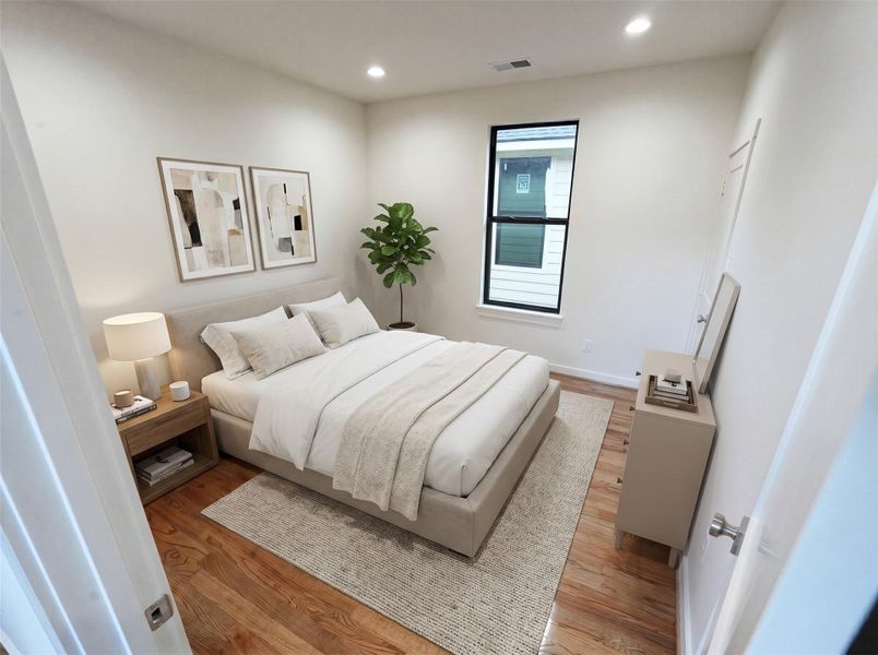 Furnished interior view inside a new home in , Houston (Image 10).