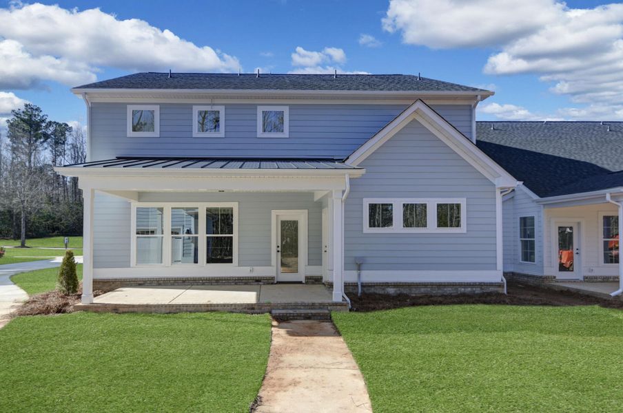 Front exterior of a new home in Clubside Reserve at Summerlake, Lexington, SC, highlighting curb appeal (Image 26).