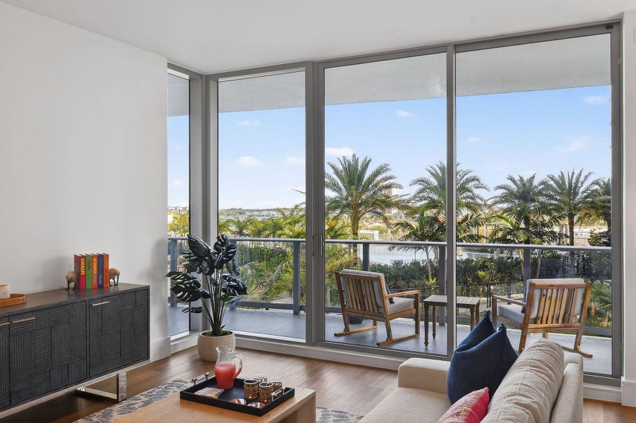 Beautiful courtyard view