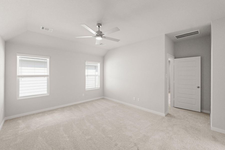 Spacious, unfurnished interior of a new home in Cypresswood Landing, Humble (Image 27).