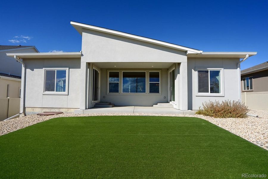 Exterior details and patio area of a home in , Pueblo (Image 2).