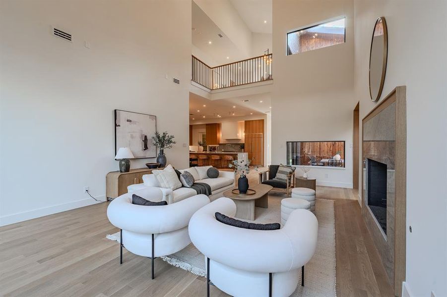 Furnished interior view inside a new home in , Dallas (Image 7).