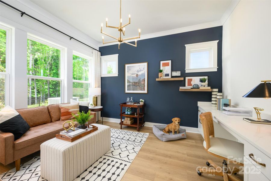 Furnished interior view inside a new home in North Creek Village, Huntersville (Image 30).
