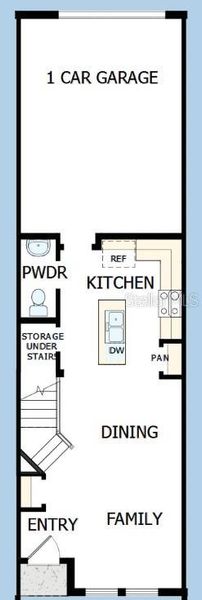 2D floor plan layout of this home in , Orlando, FL (Image 3).