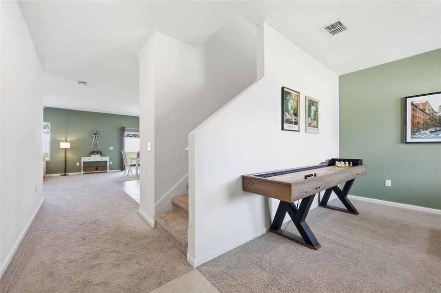 Furnished interior view inside a new home in , Clermont (Image 31). Furnished interior view inside a new home in , Clermont (Image 31).