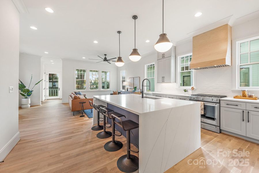 Furnished interior view inside a new home in , Charlotte (Image 10).