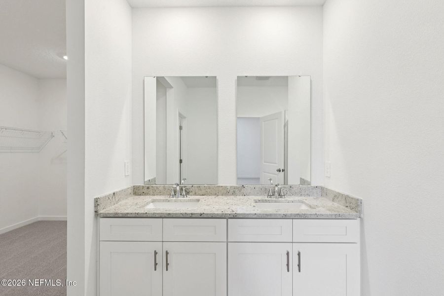 Furnished interior view inside a new home in Azalea Creek, Jacksonville (Image 9). Furnished interior view inside a new home in Azalea Creek, Jacksonville (Image 9).