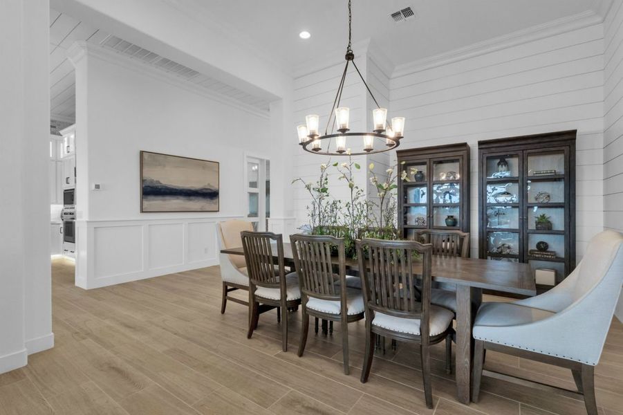 Representative furnished interior of a home built from the Residence Twelve by Blandford Homes in Earnhardt Ranch, Chandler (Image 15).