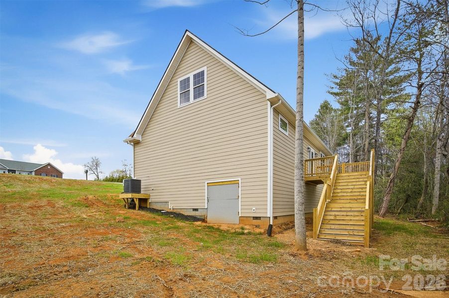 Exterior details and patio area of a home in , Hickory (Image 22). Exterior details and patio area of a home in , Hickory (Image 22).