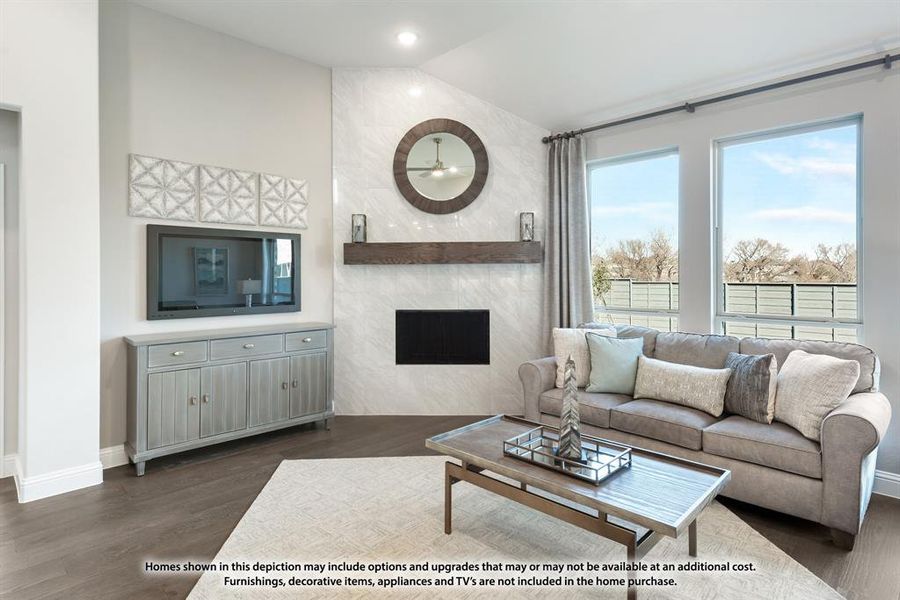 Furnished interior view inside a new home in Silo Mills, Joshua (Image 26).