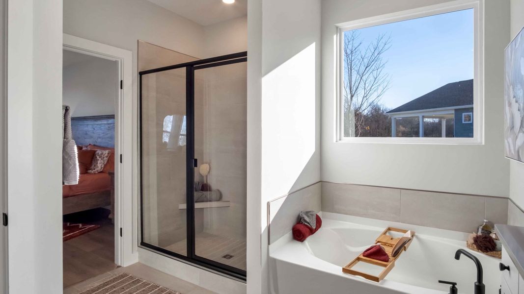Furnished interior view inside a new home in Nexus South, Gallatin (Image 24). Furnished interior view inside a new home in Nexus South, Gallatin (Image 24).