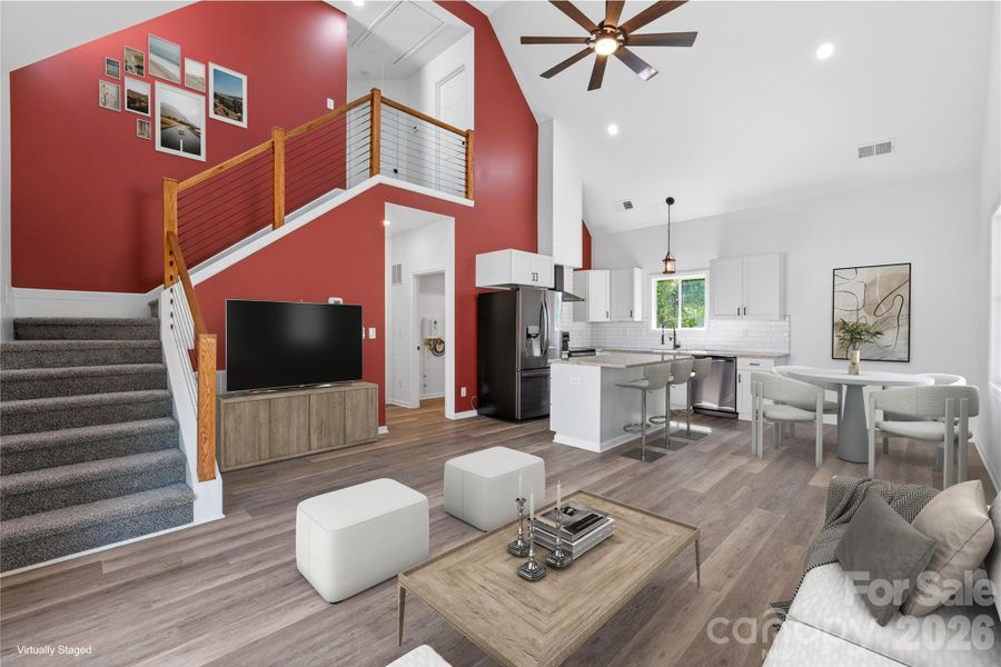 Furnished interior view inside a new home in , Cherryville (Image 30). Furnished interior view inside a new home in , Cherryville (Image 30).
