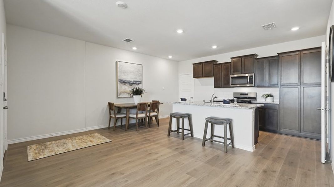 Furnished interior view inside a new home in Liberty Crossing, Royse City (Image 11).
