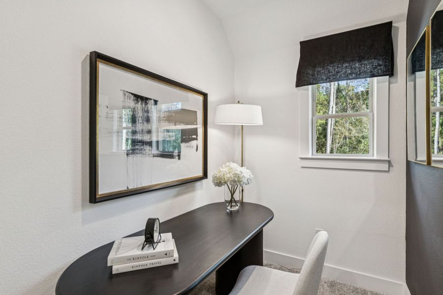 Representative furnished interior of a home built from the Iredell by Pulte Homes in Blue Creek Trails, Richmond (Image 13). Representative furnished interior of a home built from the Iredell by Pulte Homes in Blue Creek Trails, Richmond (Image 13).