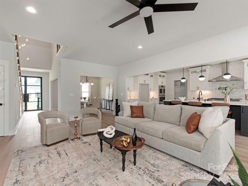 Furnished interior view inside a new home in , Waxhaw (Image 5).