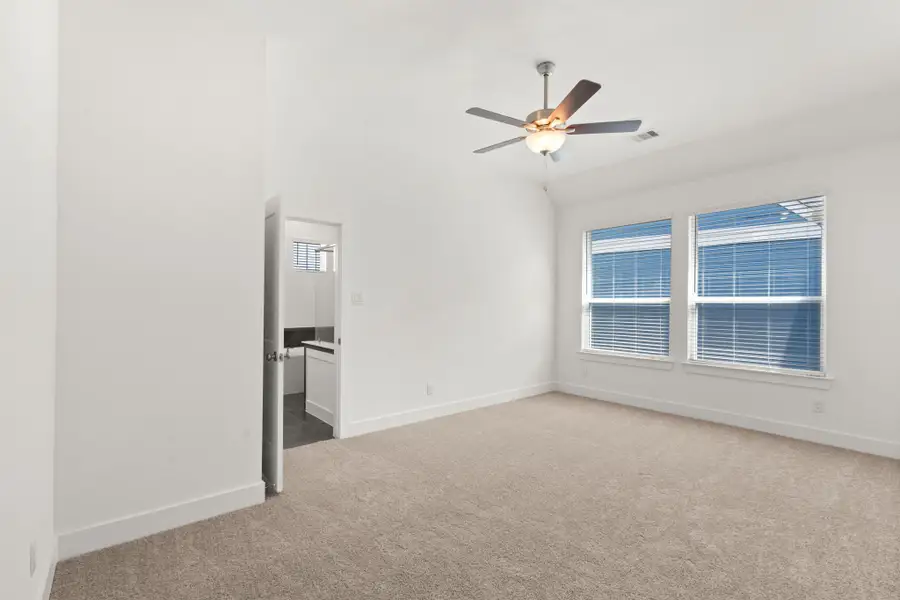 Spacious, unfurnished interior of a new home in Park Hill, Stafford (Image 33). Spacious, unfurnished interior of a new home in Park Hill, Stafford (Image 33).