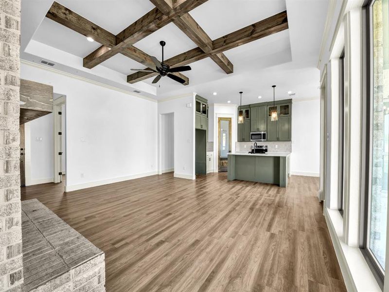 Furnished interior view inside a new home in The Ranches at Valley View, Springtown (Image 16). Furnished interior view inside a new home in The Ranches at Valley View, Springtown (Image 16).