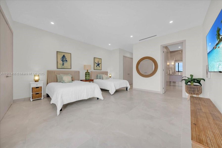 Furnished interior view inside a new home in , Marco Island (Image 35).