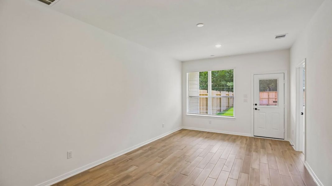 Spacious, unfurnished interior of a new home in Woodforest, Montgomery (Image 26). Spacious, unfurnished interior of a new home in Woodforest, Montgomery (Image 26).