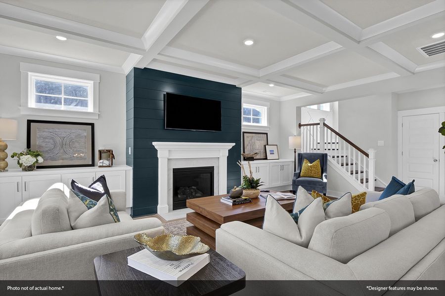 Furnished interior view inside a new home in Fieldstone, Lexington (Image 9).
