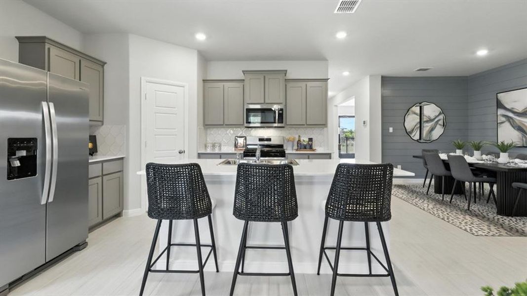 Furnished interior view inside a new home in The Canyons, Keene (Image 12). Furnished interior view inside a new home in The Canyons, Keene (Image 12).