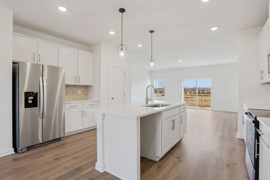 Furnished interior view inside a new home in Greystone - Highland Townhomes, Smyrna (Image 5).