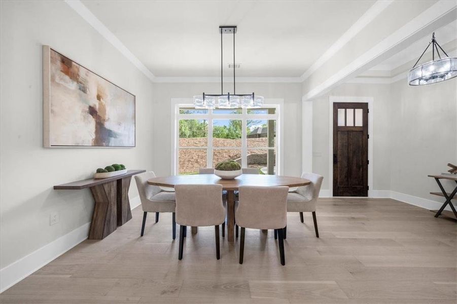 Furnished interior view inside a new home in , Gainesville (Image 31).