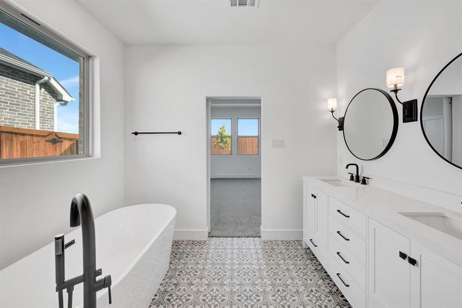 Furnished interior view inside a new home in Heritage Ranch, Sherman (Image 10). Furnished interior view inside a new home in Heritage Ranch, Sherman (Image 10).