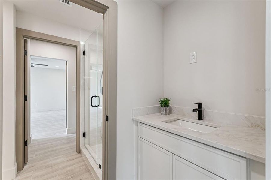 Furnished interior view inside a new home in , Winter Springs (Image 40).