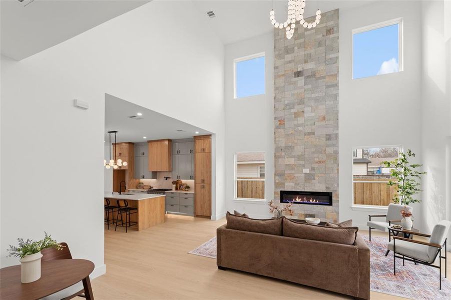 Furnished interior view inside a new home in , Dallas (Image 36).