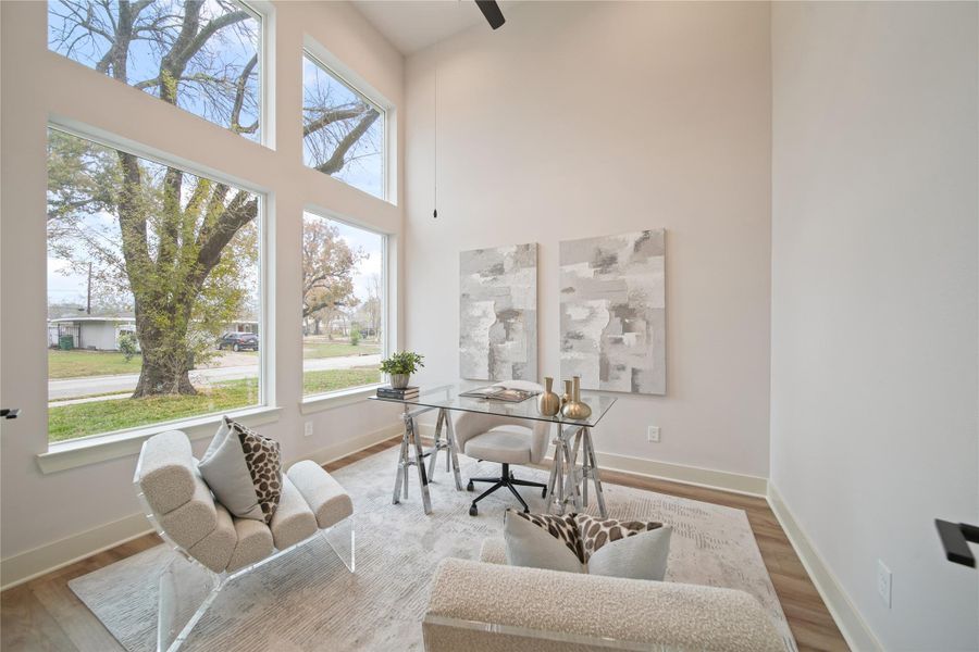 Furnished interior view inside a new home in , Houston (Image 8).