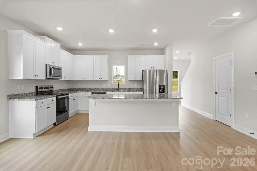 Furnished interior view inside a new home in Ascot Woods, Charlotte (Image 5).
