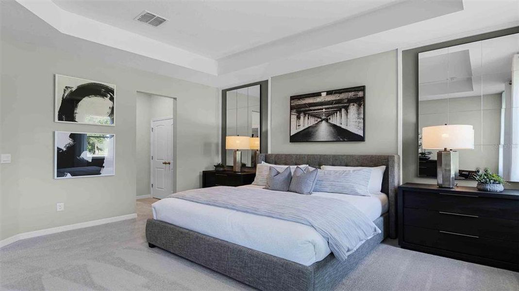 Furnished interior view inside a new home in Wynwood, Ocoee (Image 27). Furnished interior view inside a new home in Wynwood, Ocoee (Image 27).